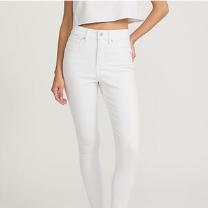 Express White High Rise Jeans